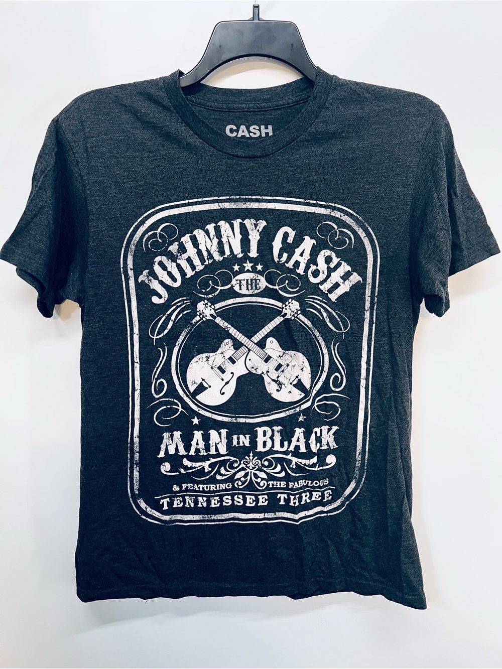 Johnny Cash The Man In Black Tennessee Three Graphic Tee